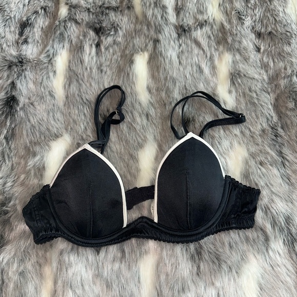 Fleur du Mal Other - Fluer Du Mal Black white Bra sz 34B